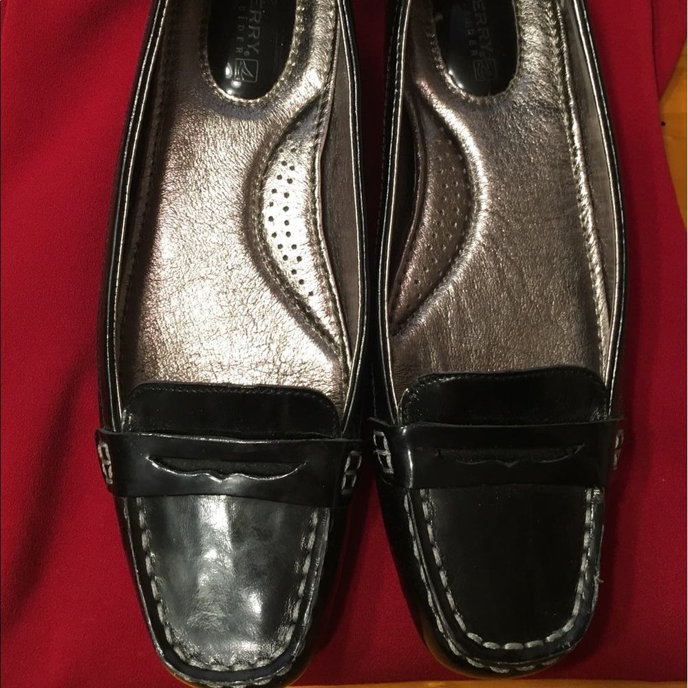Sperrys Black Loafers